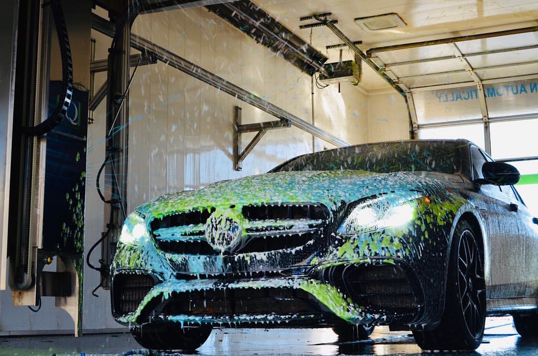 Covered in Automatic Car Wash Soap