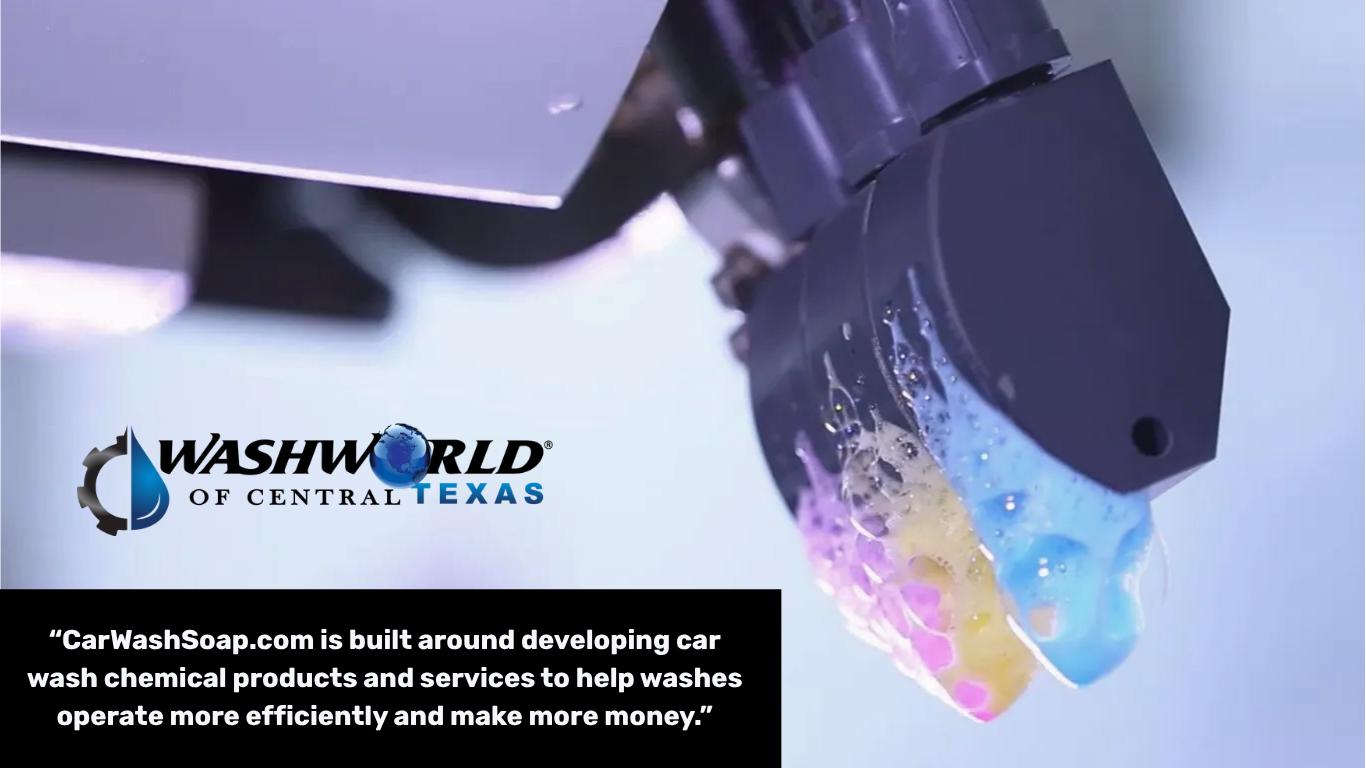 Car wash distributor testimonial from Wash World of Central Texas