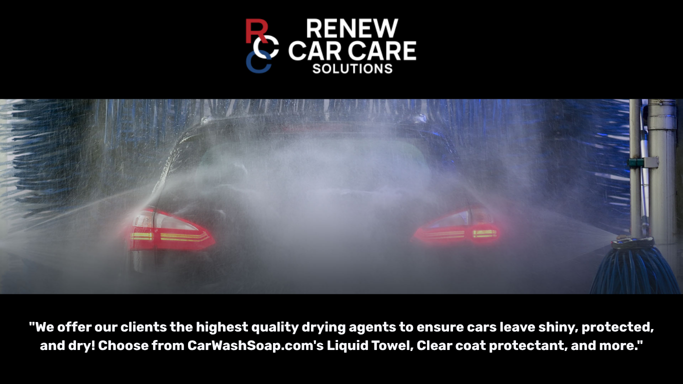 Car wash distributor testimonial from Renew Car Care